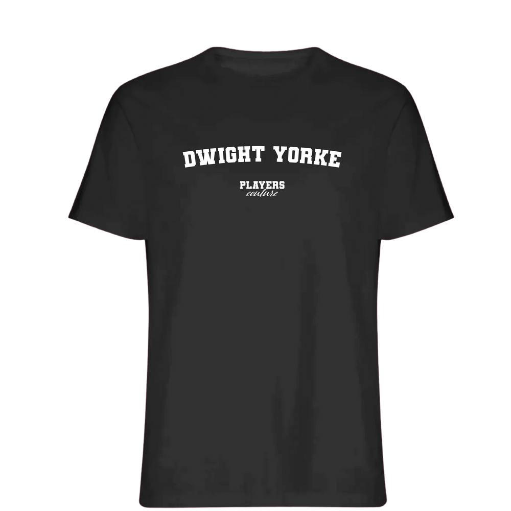 Dwight Yorke Players Couture Mens T-Shirt Black