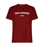 Eddie Guerrero t-shirt – red men's t-shirt with white Eddie Guerrero letters and Players Couture logo on the chest