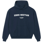 Eddie Nketiah hoodie – navy men's hoodie with white Eddie Nketiah letters and Players Couture logo on the chest