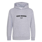 Eden Hazard hoodie – grey kids' hoodie with black Eden Hazard letters and Players Couture logo on the chest