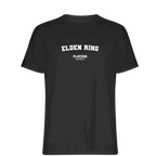 Elden Ring t-shirt – black men's t-shirt with white Elden Ring letters and Players Couture logo on the chest