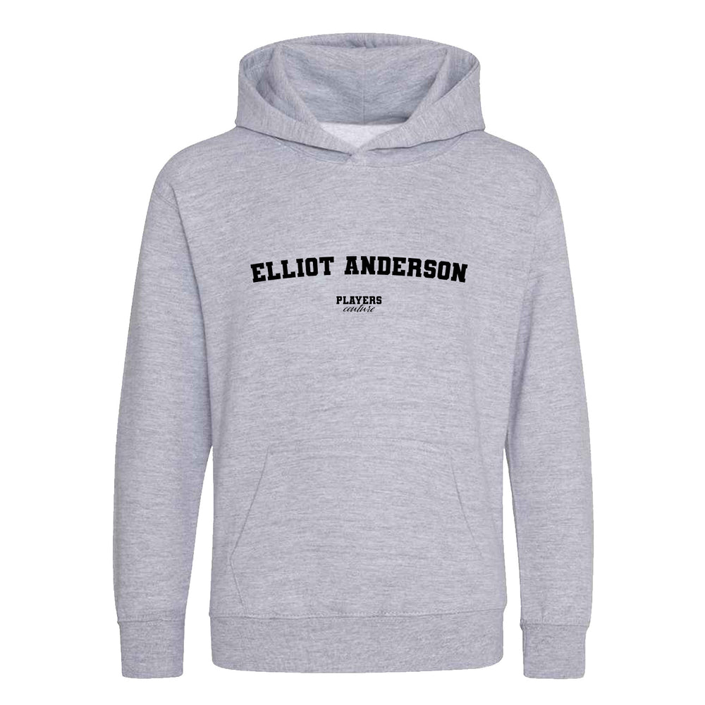 Elliot Anderson Kids Hoodie Grey