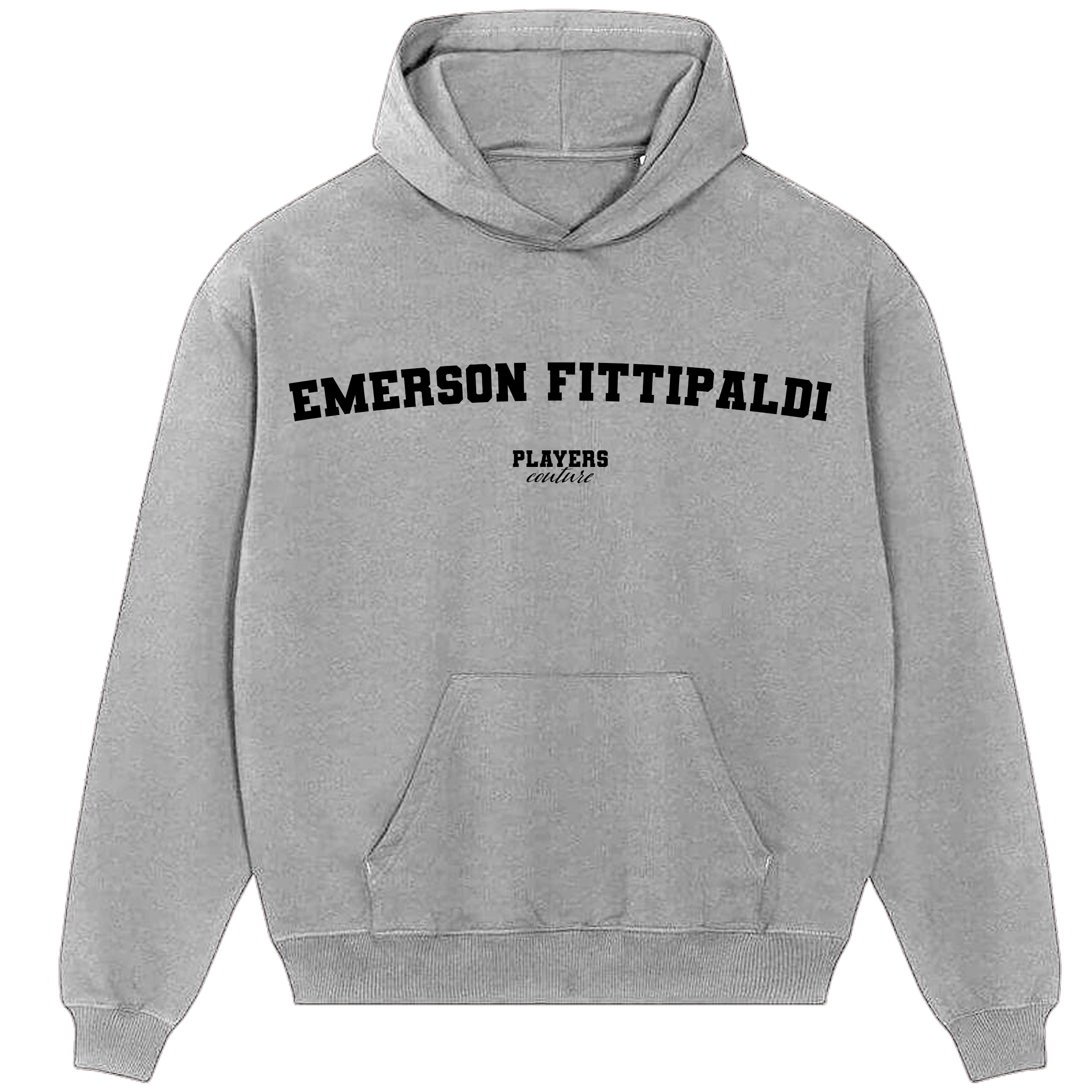 Emerson Fittipaldi Players Couture Men's Casual Hoodie Gray
