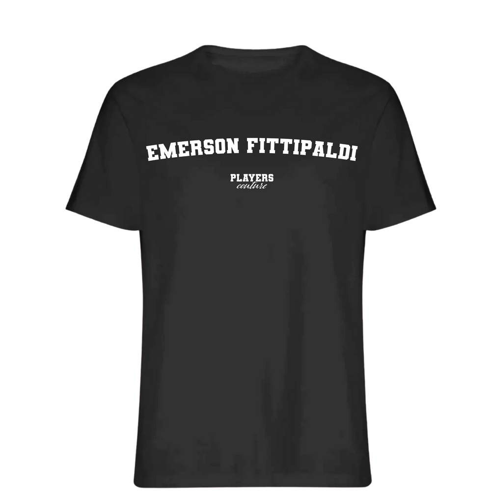 Emerson Fittipaldi Players Couture Men's T-Shirt Black