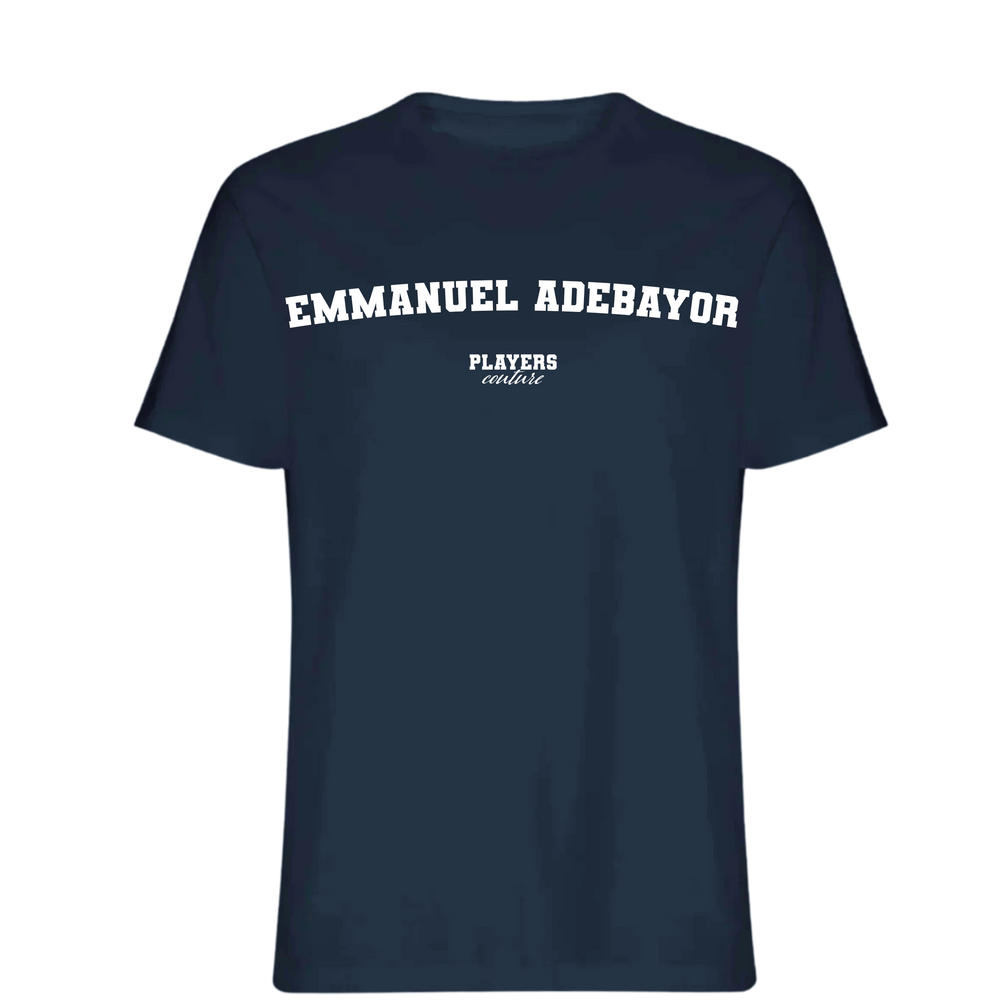 Emmanuel Adebayor Players Couture Mens T-Shirt Navy
