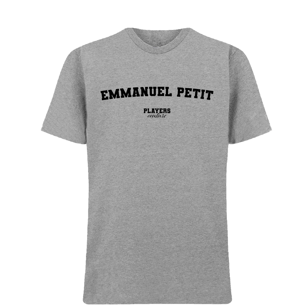 Emmanuel Petit Players Couture Mens T-Shirt Gray