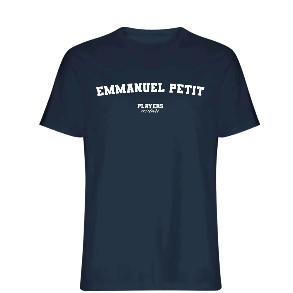Emmanuel Petit Players Couture Mens T-Shirt Navy