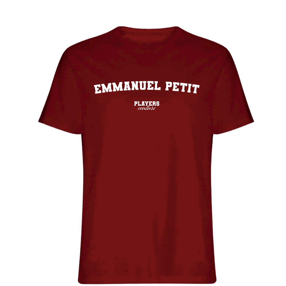 Emmanuel Petit Players Couture Mens T-Shirt Red