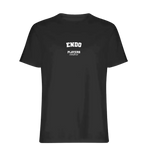 Endo t-shirt – black men's t-shirt with white Endo letters and Players Couture logo on the chest