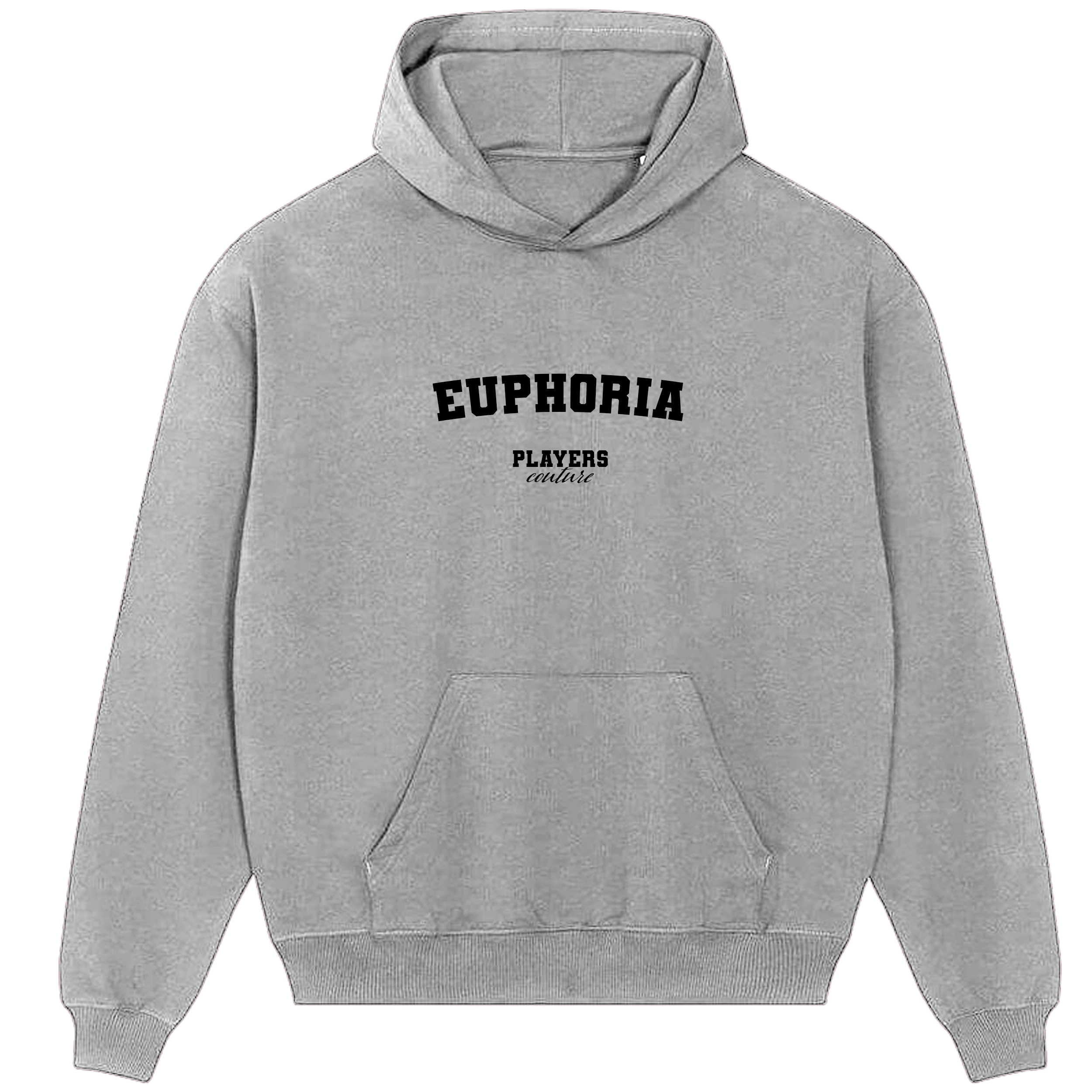 Euphoria Players Couture Men's Casual Hoodie Gray