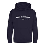 Fabio Cannavaro hoodie – navy kids' hoodie with white Fabio Cannavaro letters and Players Couture logo on the chest