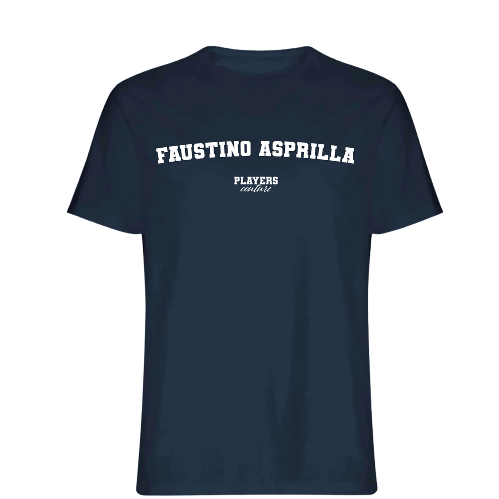 Faustino Asprilla Players Couture Mens T-Shirt Navy