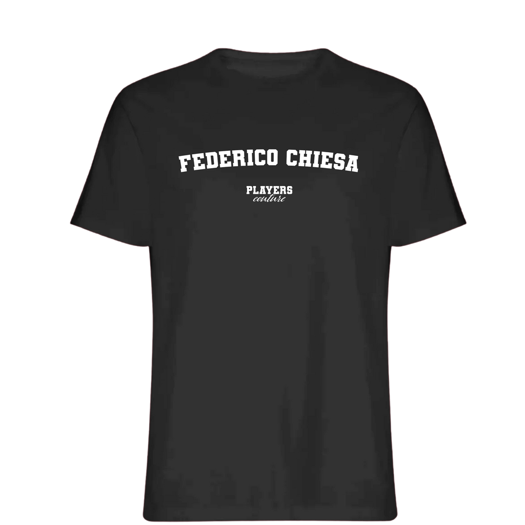 Federico Chiesa Players Couture Mens T-Shirt Black