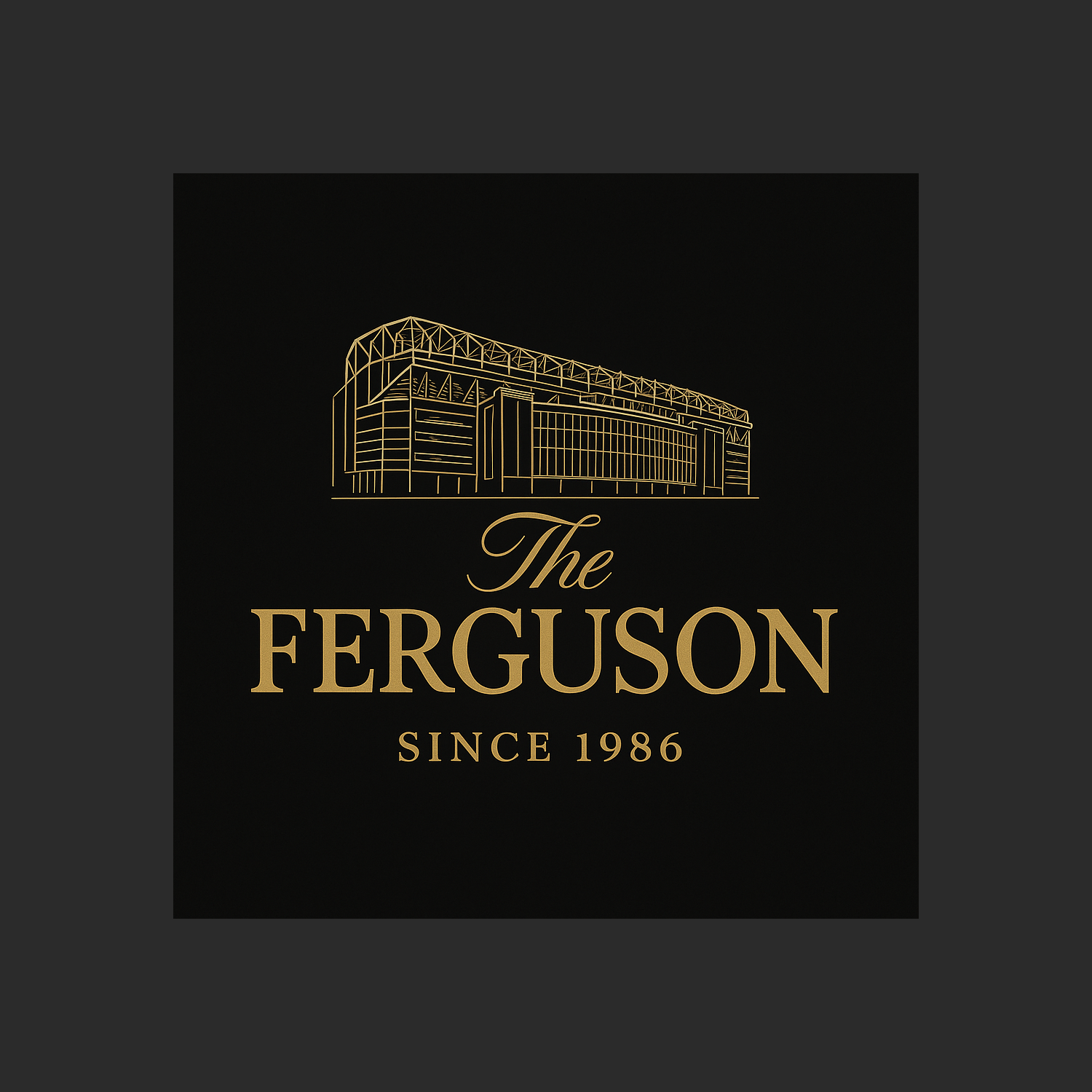 Alex Ferguson Logo Players Couture Mens T-Shirt