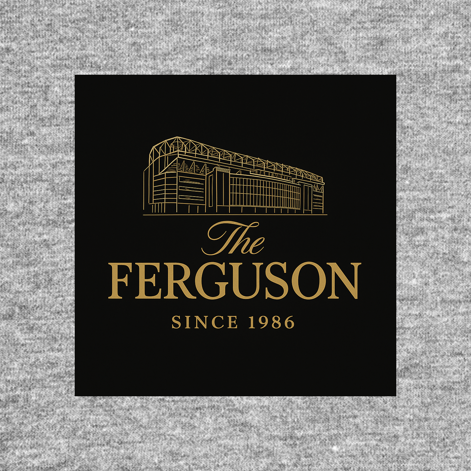 Alex Ferguson Logo Players Couture Mens T-Shirt