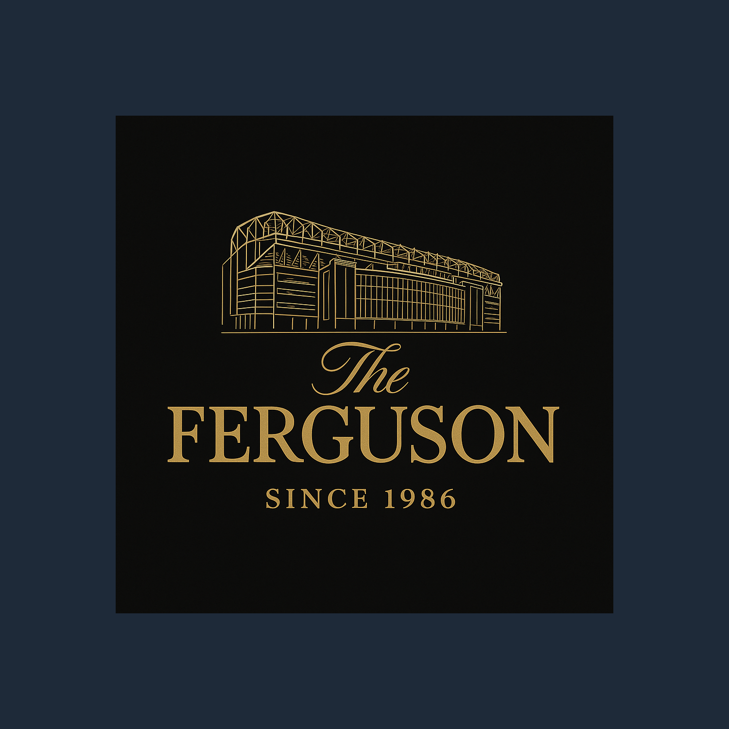 Alex Ferguson Logo Players Couture Mens T-Shirt