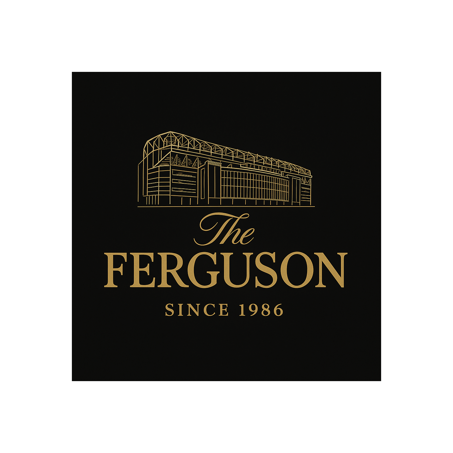 Alex Ferguson Logo Players Couture Mens T-Shirt