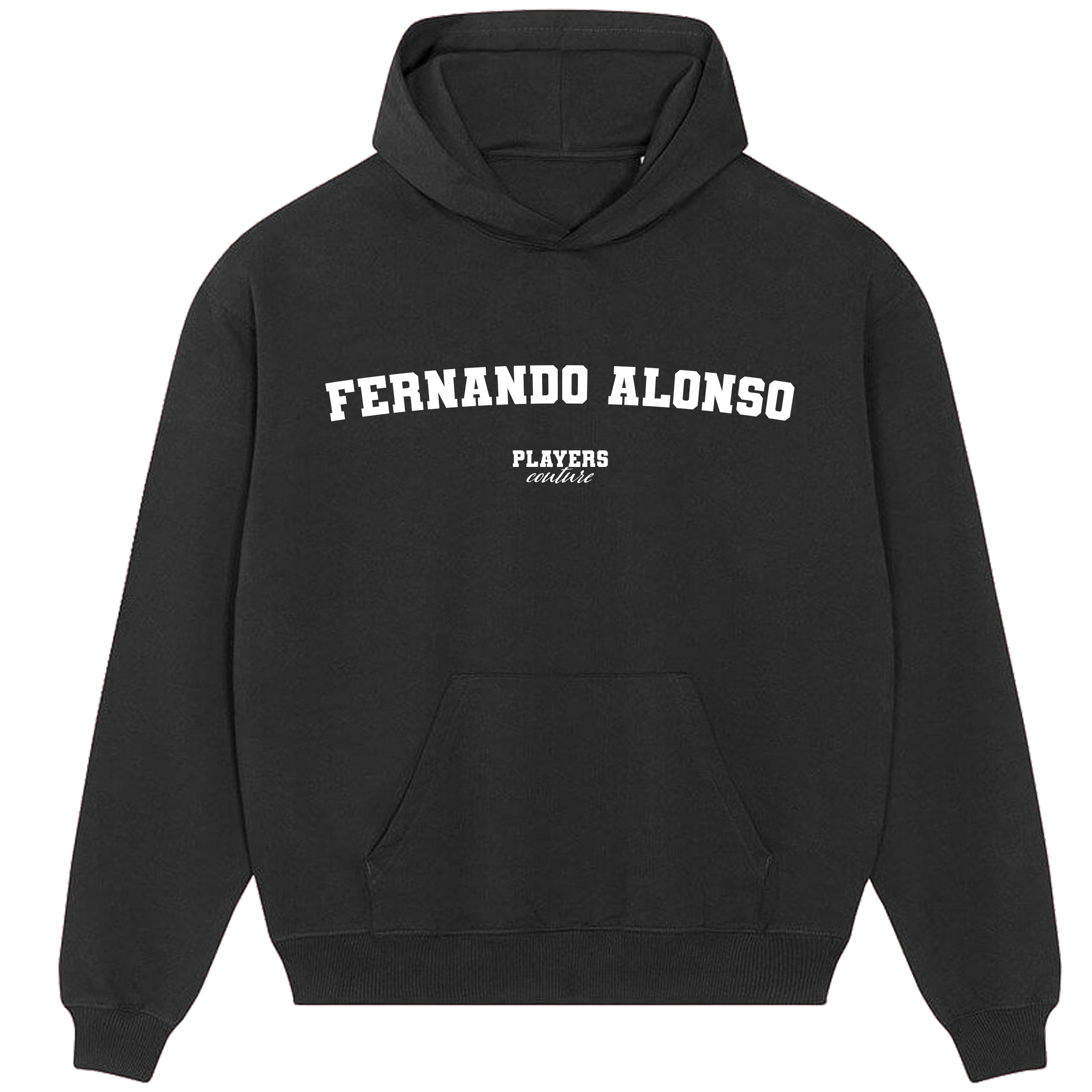 Fernando Alonso Players Couture Men's Casual Hoodie Black