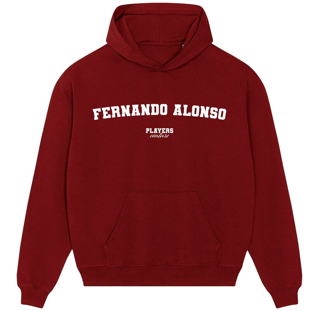 Fernando Alonso Players Couture Men's Casual Hoodie Red