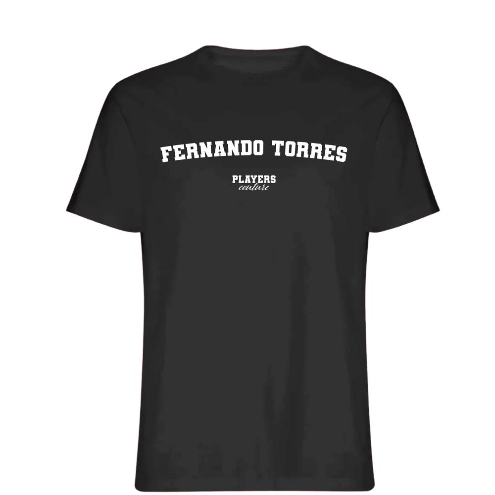Fernando Torres Players Couture Mens T-Shirt Black