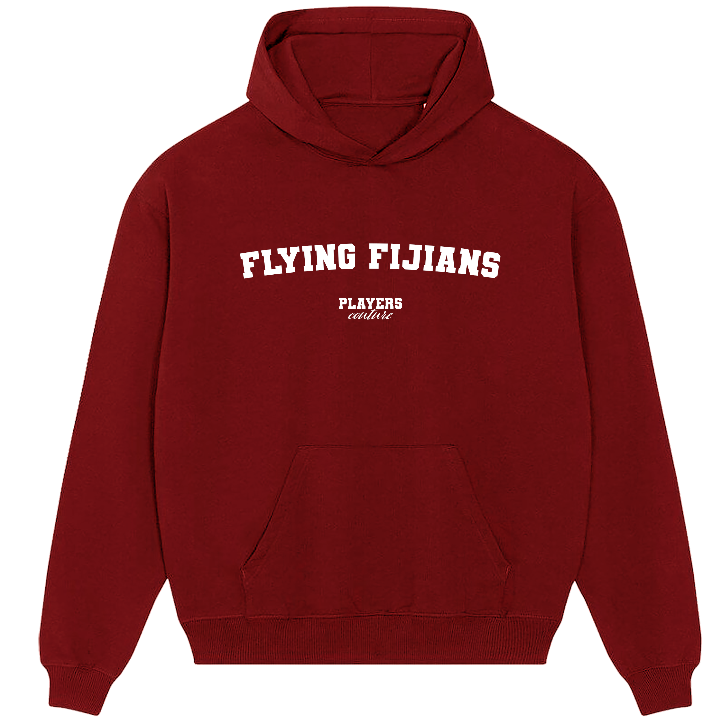 Flying Fijians Players Couture Men's Casual Hoodie Red