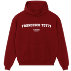 Francesco Totti Players Couture Men's Casual Hoodie Red