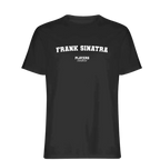 Frank Sinatra t-shirt – black men's t-shirt with white Frank Sinatra letters and Players Couture logo on the chest