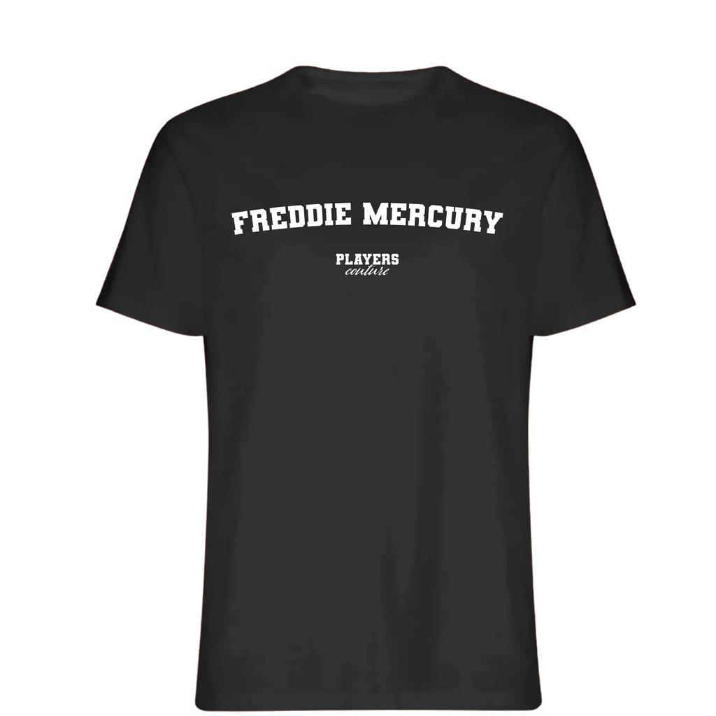 Freddie Mercury Players Couture Mens T-Shirt Black