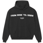 From Dusk 'Til Dawn hoodie – black men's hoodie with white From Dusk 'Til Dawn letters and Players Couture logo on the chest