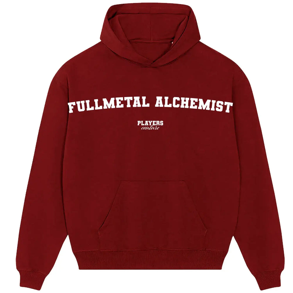 Fullmetal Alchemist Players Couture Men's Casual Hoodie - Red / S | Anime, Comics, Hoodies, Manga, Men's, Name Collection