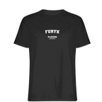 Furyk t-shirt – black men's t-shirt with white Furyk letters and Players Couture logo on the chest