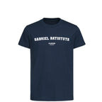 Gabriel Batistuta t-shirt – navy kids' t-shirt with white Gabriel Batistuta letters and Players Couture logo on the chest