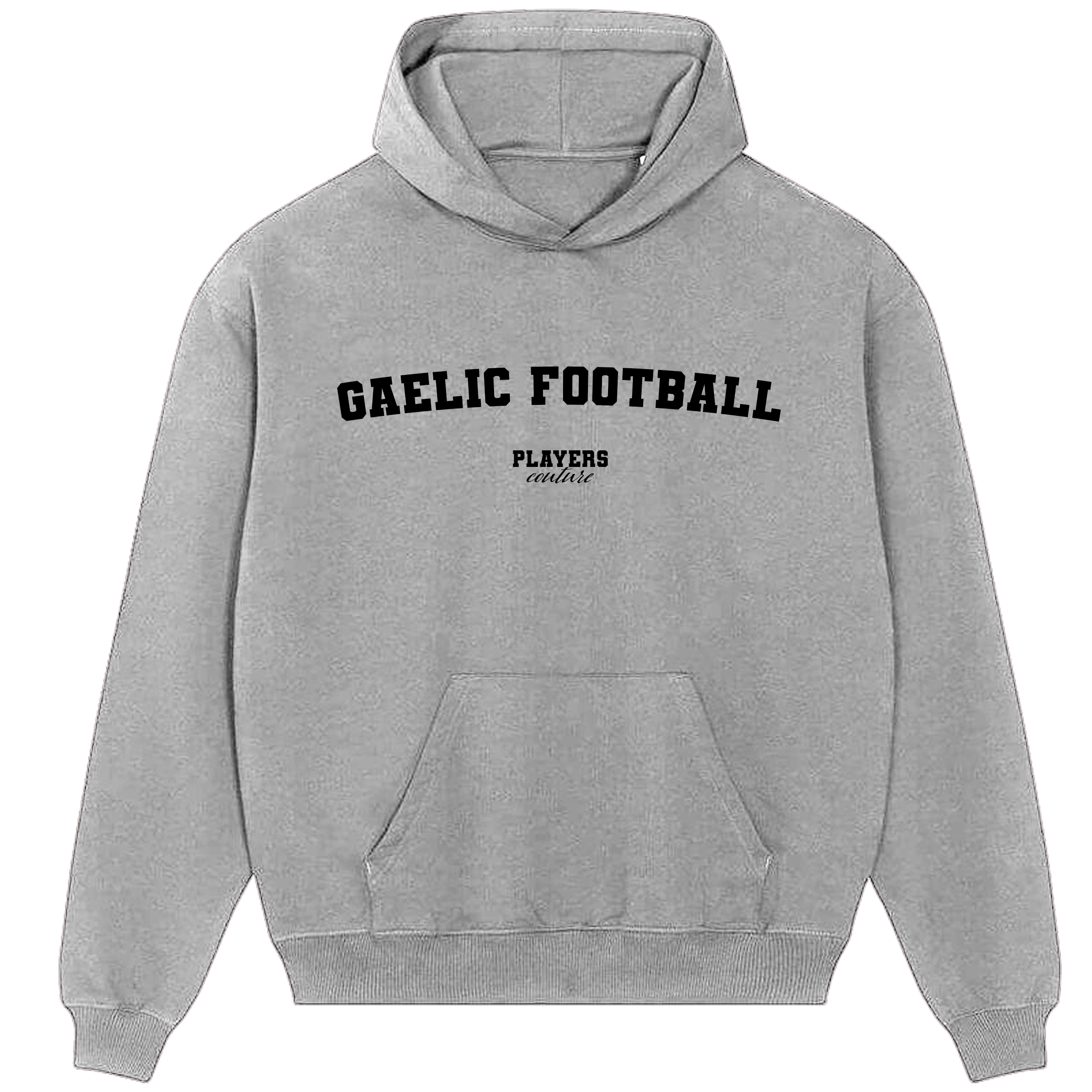 Gaelic Football Players Couture Men's Casual Hoodie Gray