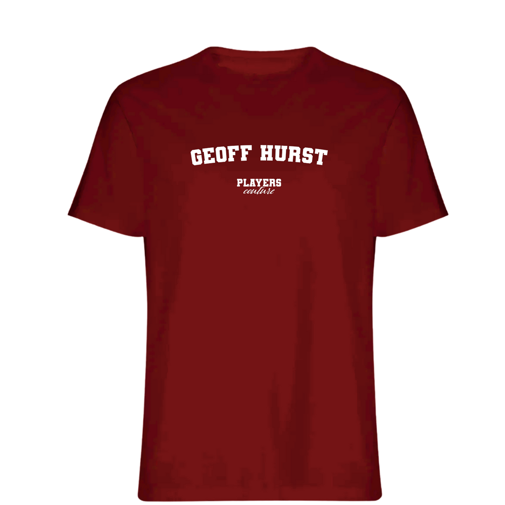 Geoff Hurst Players Couture Mens T-Shirt Red