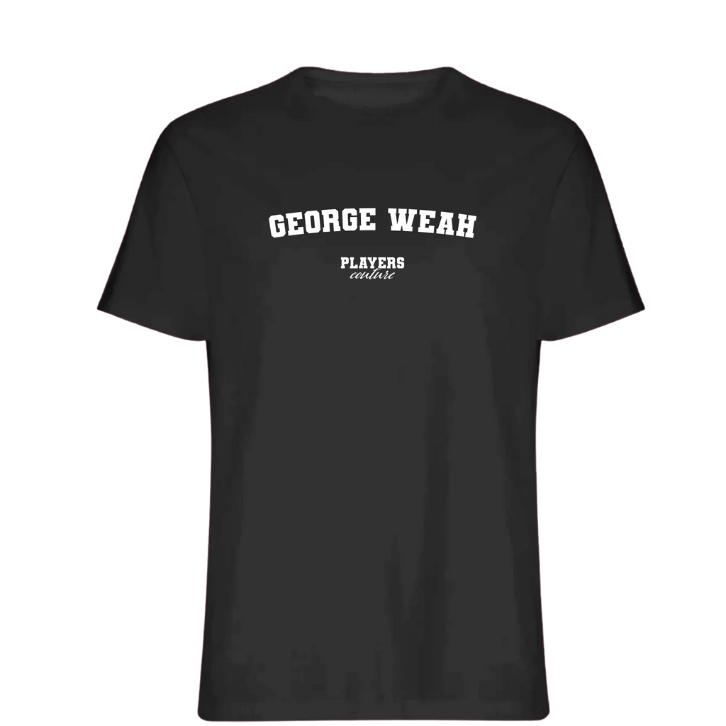 George Weah Players Couture Mens T-Shirt Black
