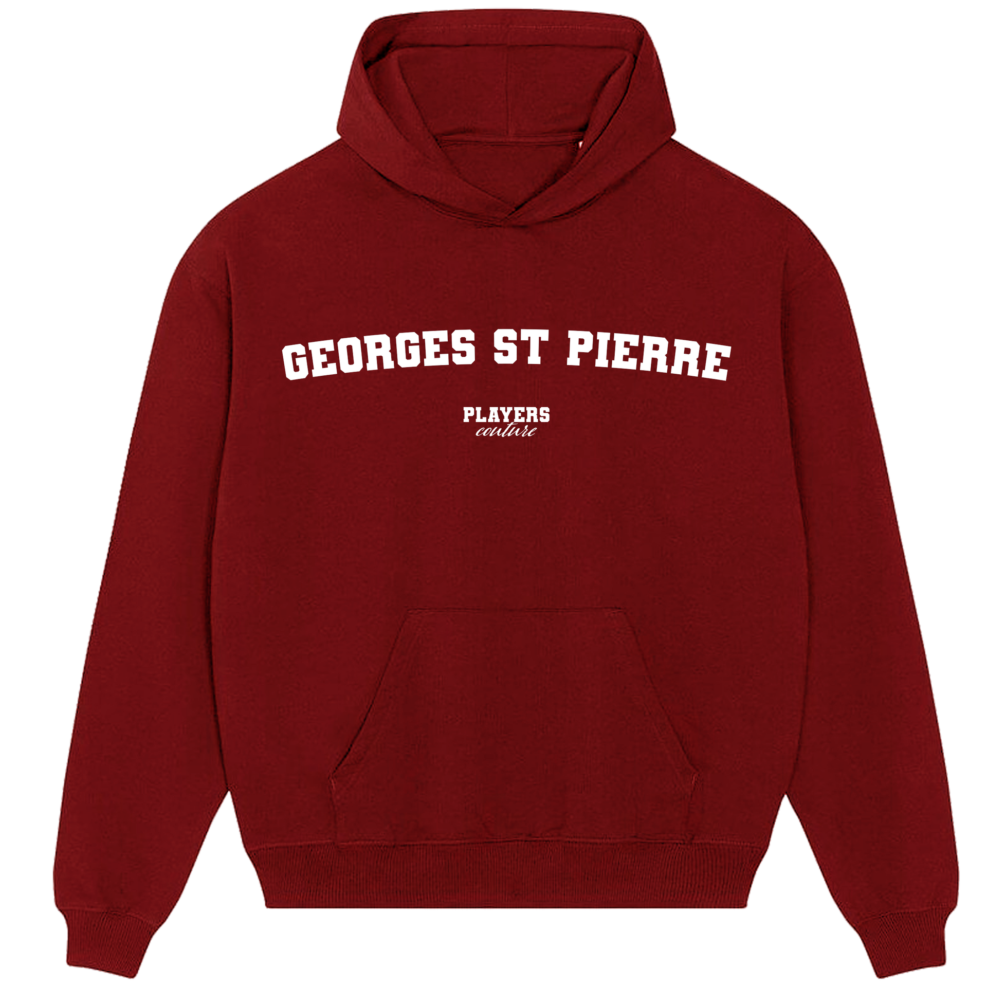 Georges St-Pierre Players Couture Men's Casual Hoodie Red