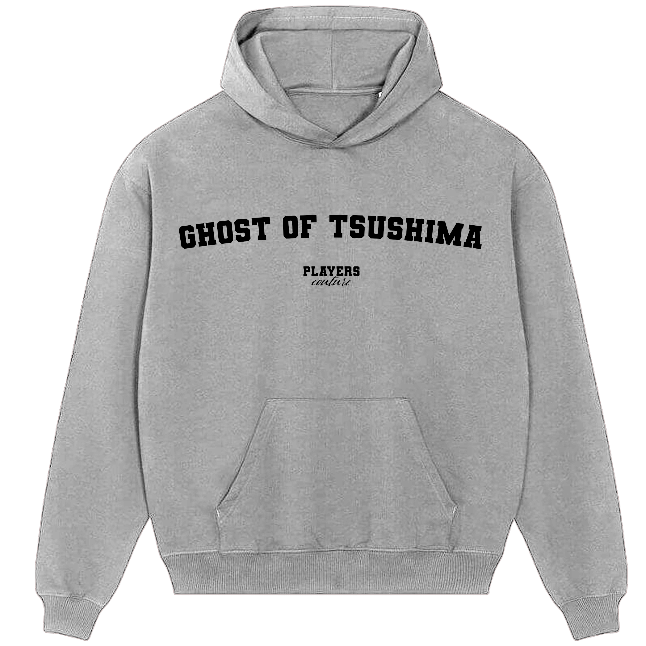 Ghost of Tsushima Players Couture Men's Casual Hoodie Gray