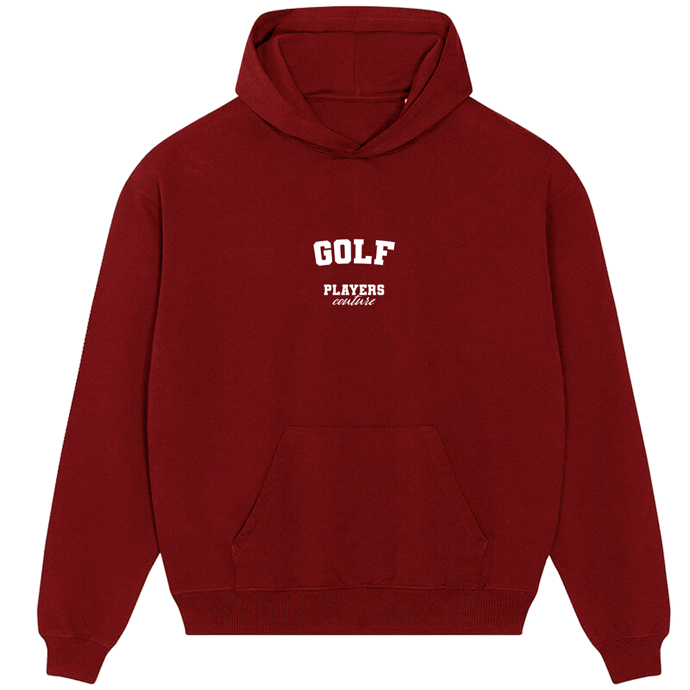 Golf Players Couture Men's Casual Hoodie Red