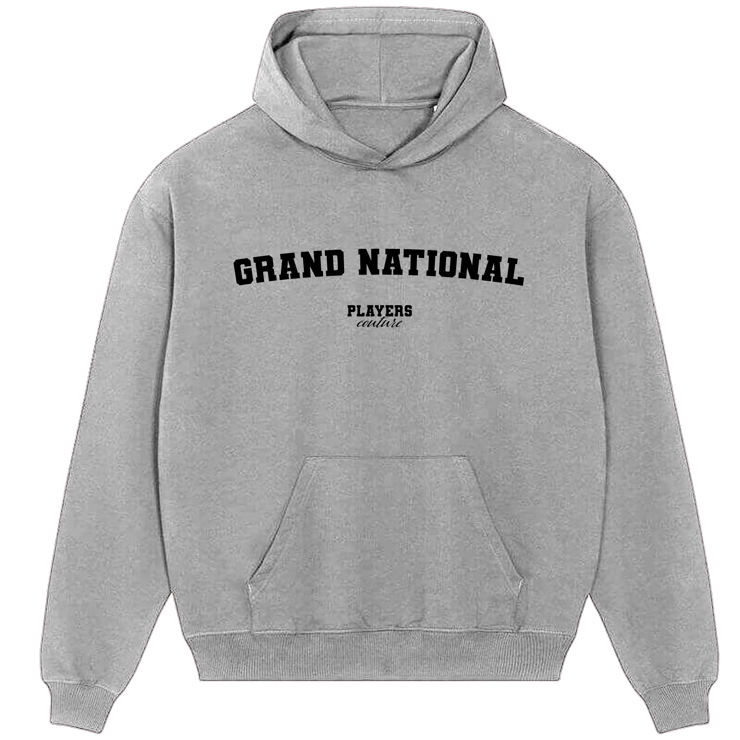 Grand National Players Couture Men's Casual Hoodie Gray