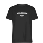 Grimsby t-shirt – black men's t-shirt with white Grimsby letters and Players Couture logo on the chest