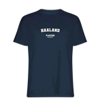 Haaland t-shirt – navy men's t-shirt with white Haaland letters and Players Couture logo on the chest
