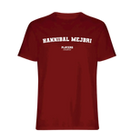 Hannibal Mejbri t-shirt – red men's t-shirt featuring the Hannibal Mejbri Players Couture logo