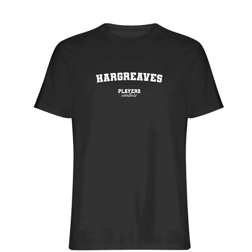 Hargreaves Players Couture Mens T-Shirt Black