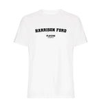 Harrison Ford men's T-shirt in white with bold name lettering