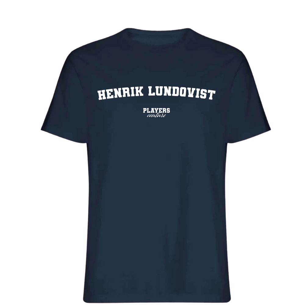 Henrik Lundqvist Players Couture Mens T-Shirt Navy
