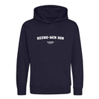 Heung Min Son hoodie – navy kids' hoodie with white Heung Min Son letters and Players Couture logo on the chest