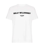 Holly Willoughby men's T-shirt in white with bold name lettering