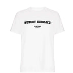 Hubert Hurkacz men's T-shirt in white with bold name lettering