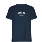 Hull FC t-shirt – navy men's t-shirt with white Hull FC letters and Players Couture logo on the chest