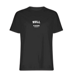Hull t-shirt – black men's t-shirt with white Hull letters and Players Couture logo on the chest